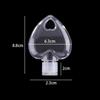Heart Shape With Key Ring Empty Refillable Bottle Spray Bottle Cosmetic Container Hand Soap Bottle