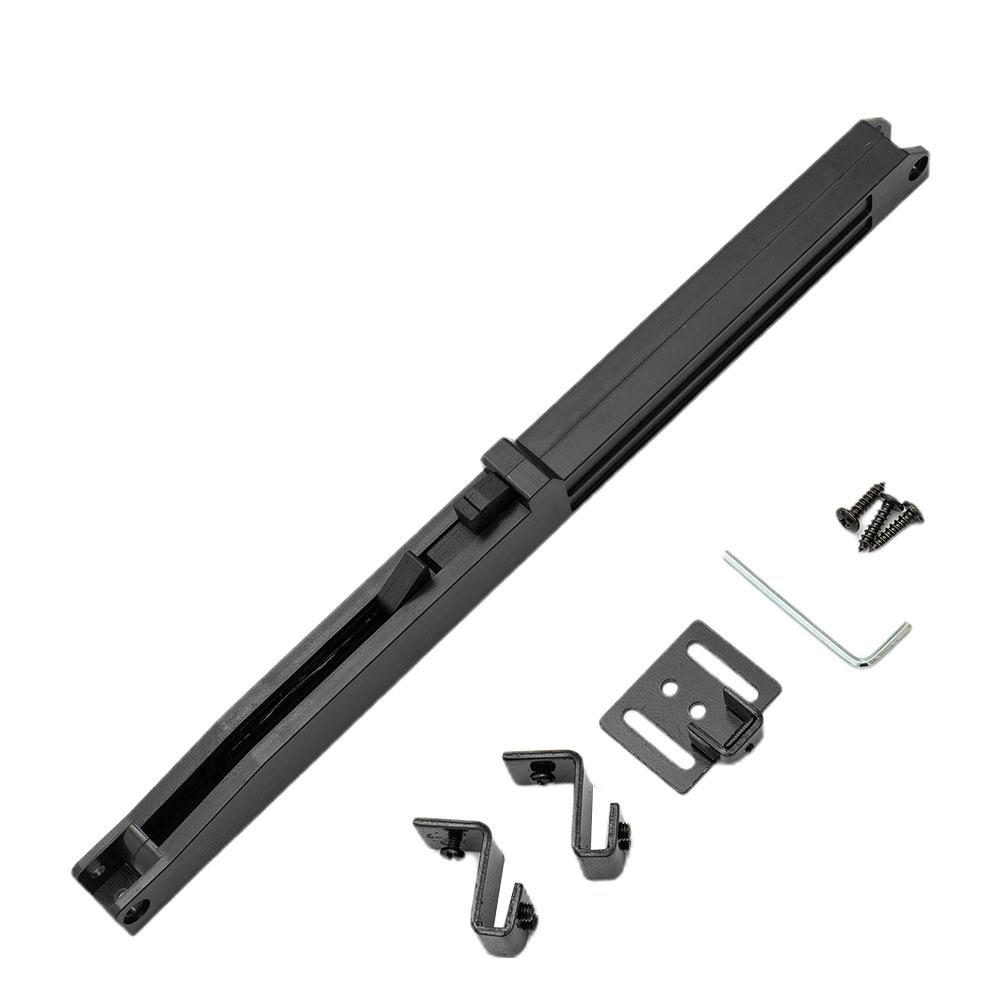 Damper Sürgülü Ahır Kapısı Donanım Rayı İçin 2 Set Deliksiz Yumuşak Kapatma Mekanizması