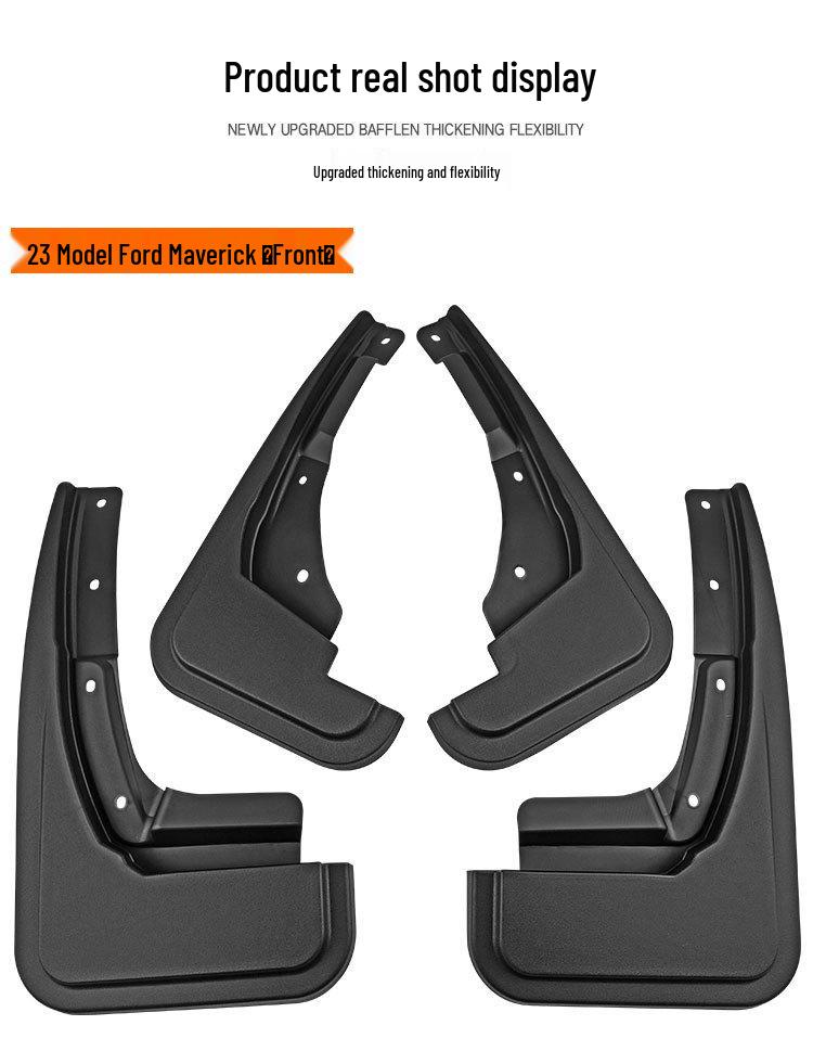 Ford Maverick Front and Rear Tire Mudguards