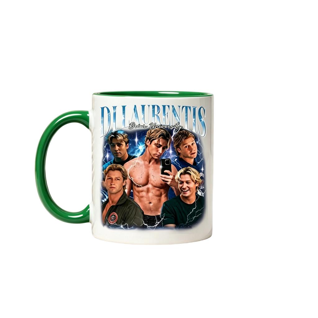 Ceramic Coffee Mug 350ml Capacity Dishwasher Safe Microwave Safe Durable Handle Printed Design Suitable for Hot and Cold Beverages