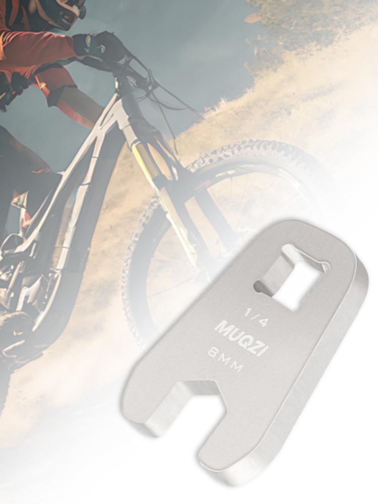 8mm Bike Disc Brake Cable Wrench Steel Bicycle Oil Pipe Torque Wrench Road Bike Torsions Wrench Replacement for 1/4 Head Wrench