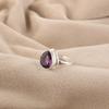 Gemma di Ametista Africana Argento Sterling 925 Timbro Gioielli di Design Anello da Donna Regalo per Donna RR-76-6
