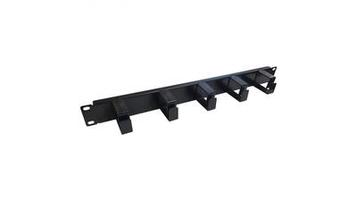Extralink 1U Cable Organizer with Plastic Holders