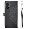 Flip case for Oppo A58 4G, Mandala, black
