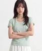 TOPGIRL Frill Layered Linen Tie Knit Top_T611Tp162