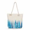 Multifunctional Christmas Printed Thick Rope Shoulder Beach Bag Casual large capacity handbag 7603