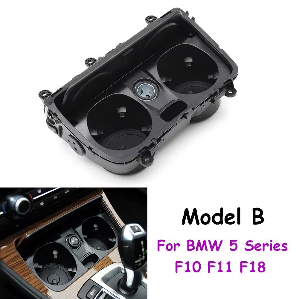 F10 F11 F18 Interior Car Front Center Console Drink Water Cup Holder Assembly For BMW 5 Series 523 528 530 535 540 51169256131