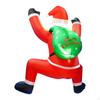 6ft Christmas Inflatable Hanging Santa Claus Decor Outdoor Decoration Garden Funny Large Patio