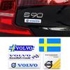 Autocollant Décoration Logo Coffre Latéral de Voiture Accessoires Pour Volvo Rdesign Polestar AWD V50 S60 XC60 S40 XC40 XC90 V60 S80 S90 V90 V70