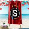AC Sparta Praga Ręcznik Plażowy z Nadrukiem, Duży Miękki Szybkoschnący Ręcznik na Plażę, Kemping, Pływanie