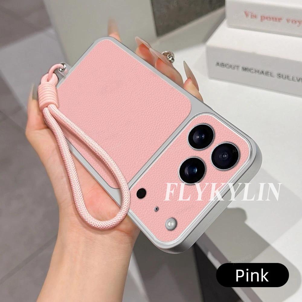 Leather Surface With Lychee Texture For Samsung A17 A27 A37 A57 A07 A16 A26 A36 A56 A06 Protective Shell With Hanging Rope