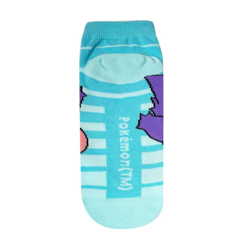 Small Planet Pokemon Character Border Socks, Gengar,