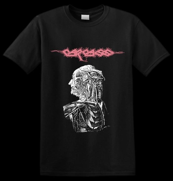 Collection Carcass Band Rock Music Black Cotton S To 5XL Concert Shirt CA015