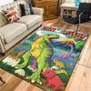 Cartoon Dinosaur Rug Floor Mat for Living Room or Bedroom Soft and Comfortable Carpet a Gift for Birthday and Holiday.MFF0918600
