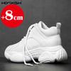Luxury mens elevator shoes height increase 6cm 8CM heighten increasing sports sneakers elevate taller lift mesh shoes for man