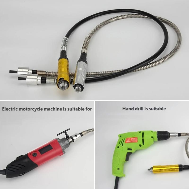 Universele Flexibele Schachten Opzetstuk Voor Elektrische Boormachines En Slijpmachines Ondersteunt 0,3 mm Tot 6,5 mm Accessoires