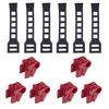 6Pcs Bicycle Rack Quick Release Impact Resistance Rubber Garage Home Hitch Mount Bicycle Holder Outdoor Supplies