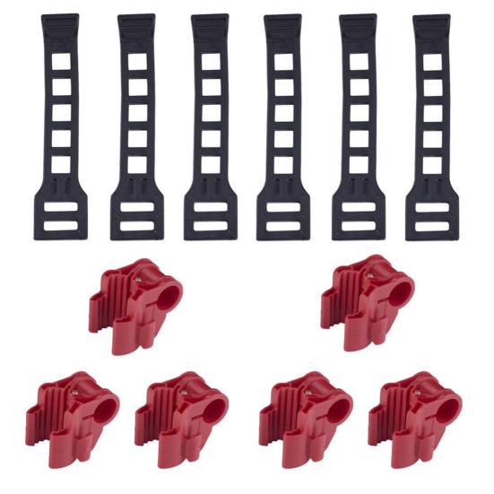 6Pcs Bicycle Rack Quick Release Impact Resistance Rubber Garage Home Hitch Mount Bicycle Holder Outdoor Supplies