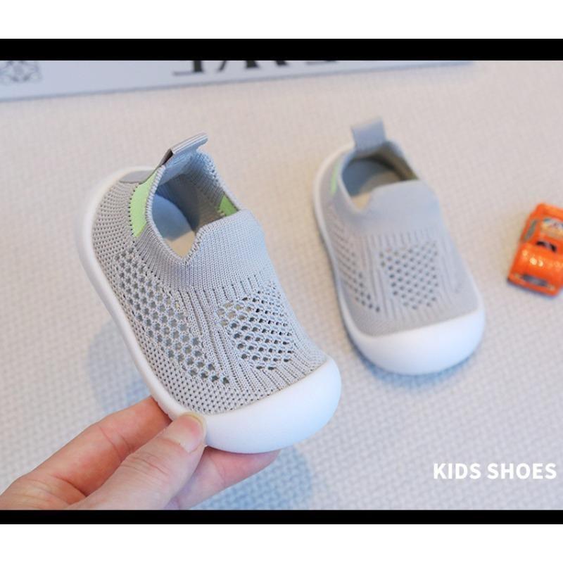 Kids Cute Mesh Floor Socks, Baby Ultra Thin Short Socks, Soft Sole Non Slip Breathable Socks, All Season Indoor Outdoor Wear