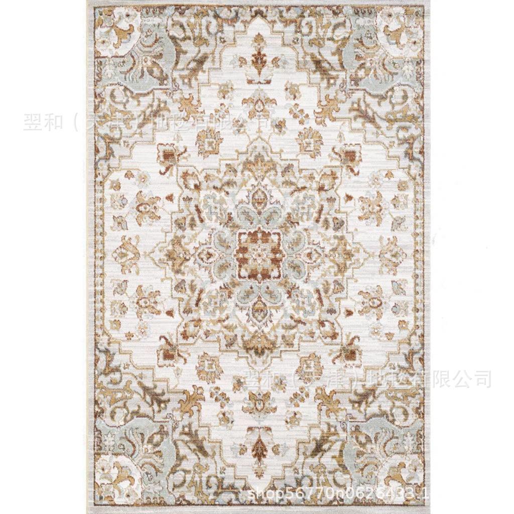 Persian Crystal Velvet Living Room Carpet American Retro Ethnic Style Carpet Hotel Bed And Breakfast Full Of Carpet