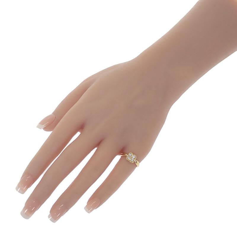 VAN CLEEF & ARPELS #12(JP Size) Ring K18 Yellow Gold/diamond Women