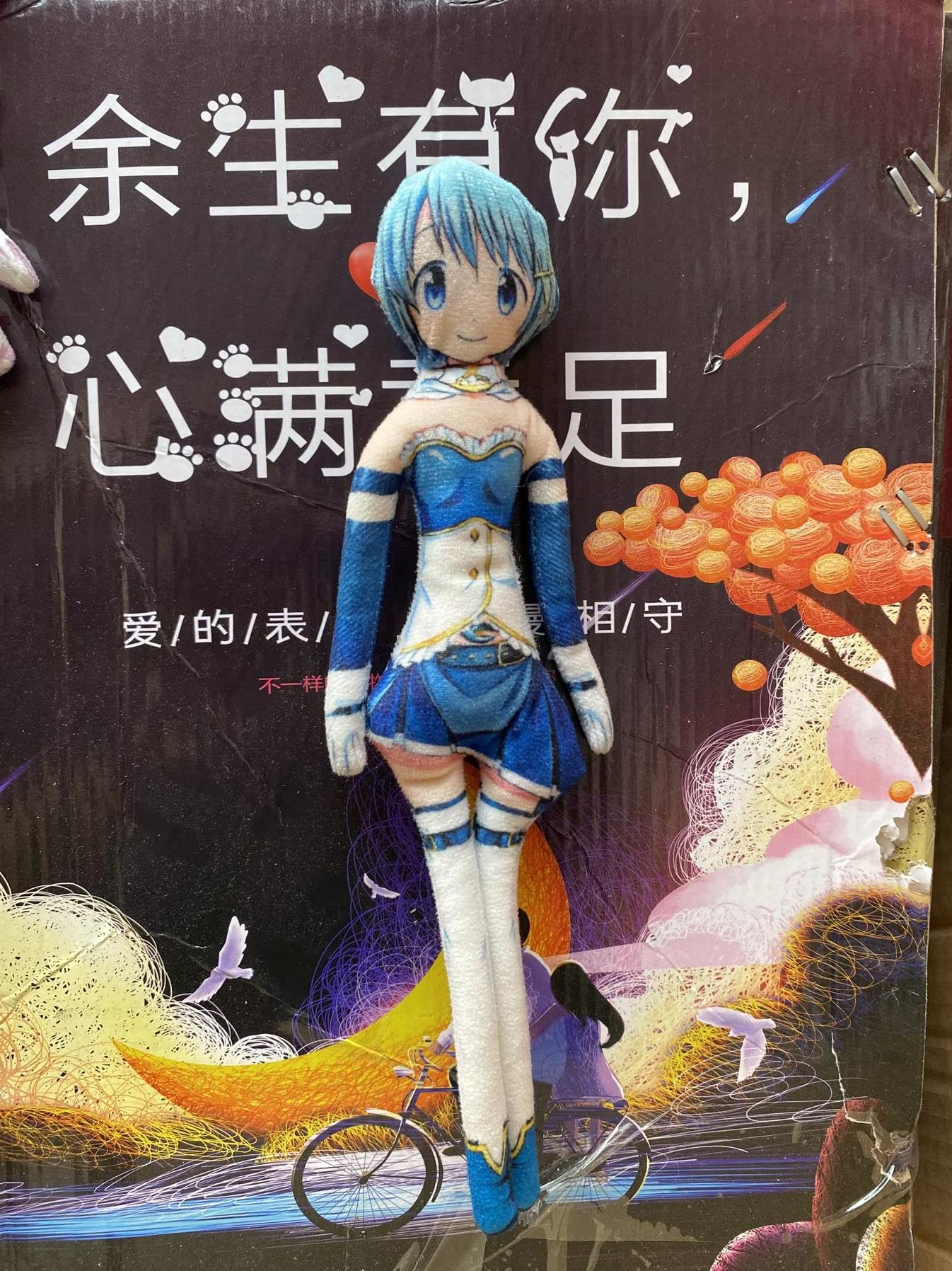 27cm Puella Magi Madoka Magica Anime Pluche Pop Sakura Kyoko Kaname Madoka Tomoe Mami Draaibare Knuffel Abstract Figuur Voor Feest