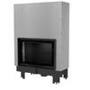 Water heating fireplace KRATKI MBO 15 kW Ø 200 lift-up black thermotec lining