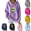 Women's Fashion Casual Christmas Angel Print Pullover Long-Sleeve Sweatshirt