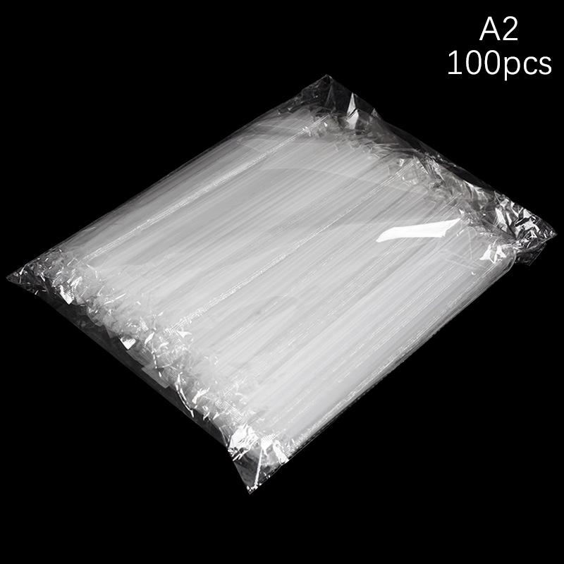 

100 шт. барвистих пластикових товстих соломинок для вечірки. Приналежності для пиття смузі з молочним чаєм