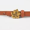 Women'S Leather Thin Belt Decorative Shirt Waist Seal With Dress Suit Waist (1.5Cm 8 Colors Optional)