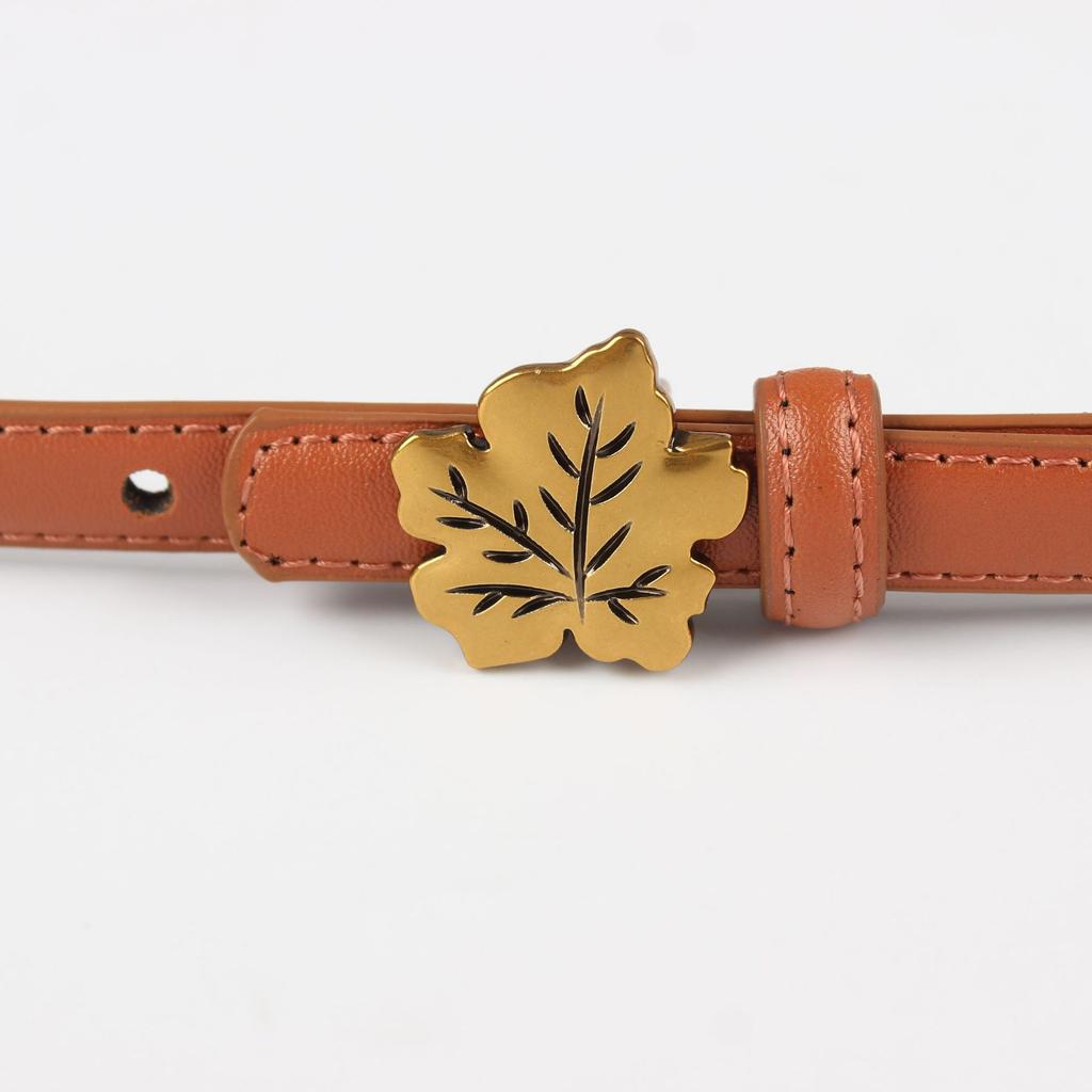 Women'S Leather Thin Belt Decorative Shirt Waist Seal With Dress Suit Waist (1.5Cm 8 Colors Optional)