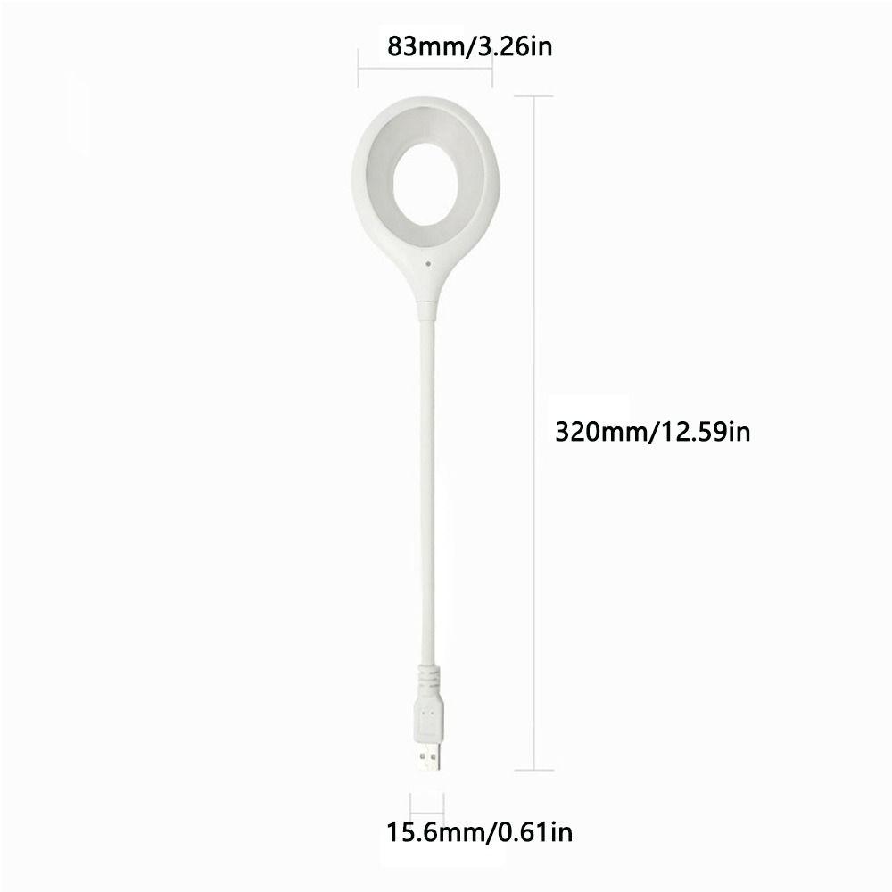 Energy-Saving Sound Sensor  Lamp Direct Plug USB Smart  Voice Light  Table Reading Lamp