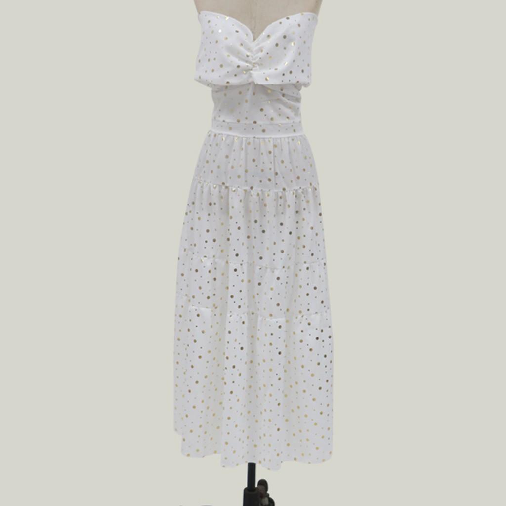 Fashion Women Sequins Evening Dress Shoulder Insertion Off Shoulder Dress