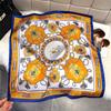 Fashion Square Fashion Foreign Style Small Silk Scarf Women'S Headband Decorative Scarf Dual-Purpose Small Square Scarf New Scarf