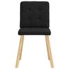 VidaXL Dining Chairs Set of 6 Black Fabric 3315440
