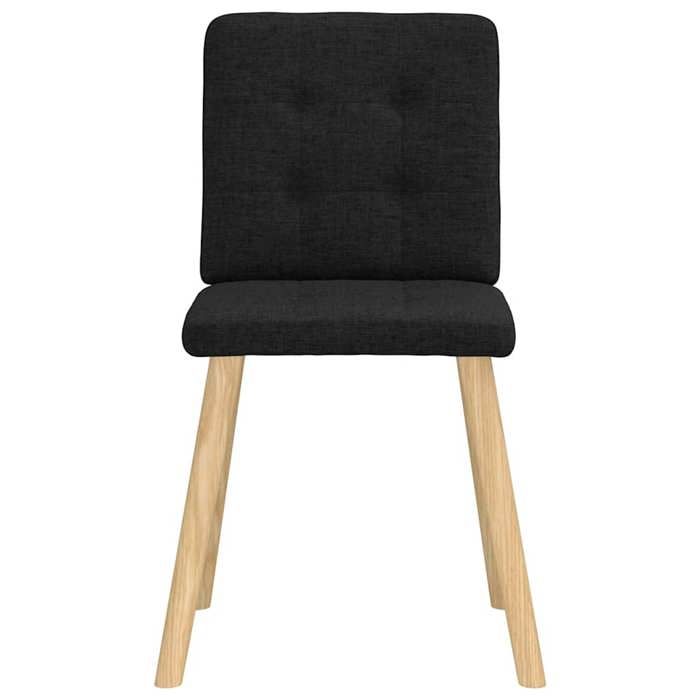 VidaXL Dining Chairs Set of 6 Black Fabric 3315440