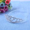 Silver Bride Headdress Rhinestone Hair Crown Crystal Wedding Accessories