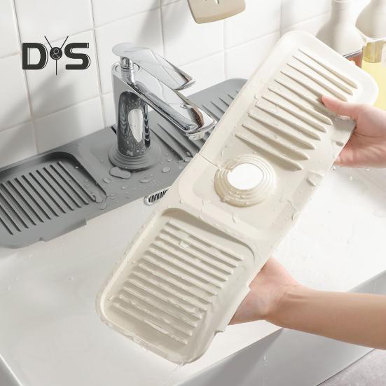 Podložka pod vodovodní baterie Rychleschnoucí kámen Podložka pod dřez Chrániče dřezu Krytka proti stříkající vodě Silikonová vypouštěcí podložka pro kuchyňský dřez