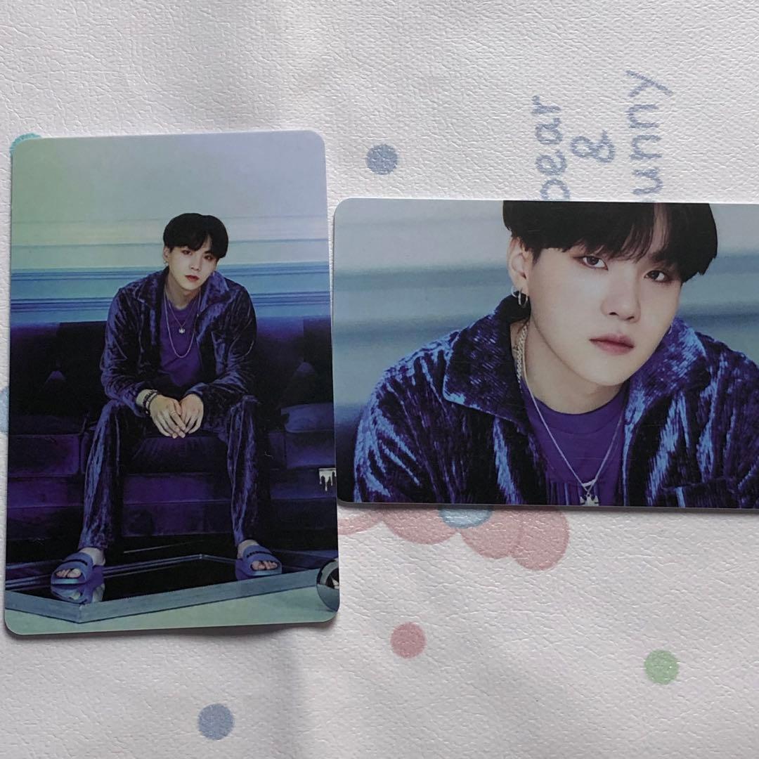 

[USED] BTS BE Unreleased Yoongi & Suga Korea Exclusive Lucky Drop Trading Cards (2 Cards)