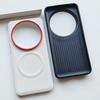 Case For Xiaomi 17 15 14 13 Ultra Sturdy Magsafe Wireless Charging Metal Frame Protection Diamond Pattern Leather Cover