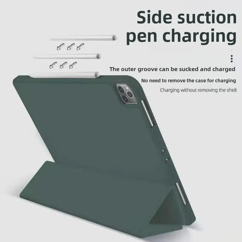 iPad Protective Case with Pen Slot - Compatible with 10.9''/11''/12.9'' iPad and Air 4/5 - Leather Cover
