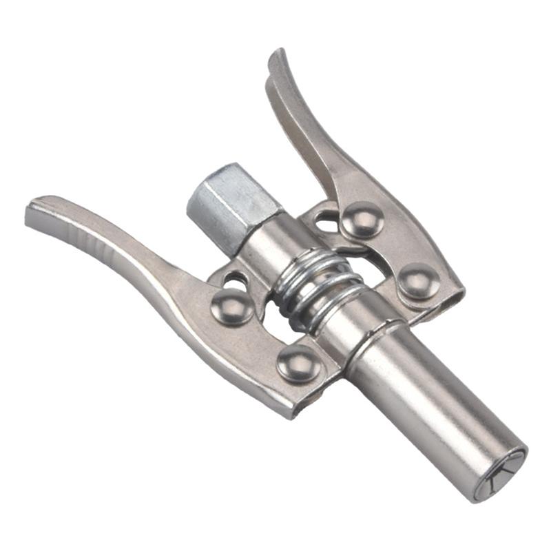 10000Psi Grease Gun Coupler Manual Grease Pump Head Syringe Lubrication Nozzle Oil Pump Filling Tool Grease Injector Nipple