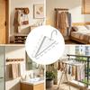 1Pcs V-Shape Multi Hook Closet Hanger Organizer 12 Hooks Space Saving Wardrobe Clothes Hanger for Storage Efficiency Multi Hook