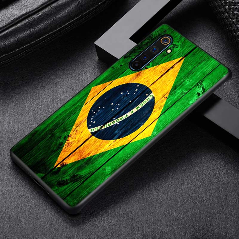 Бразильские флаги Бразилии для OPPO A74 A94 A93 A73 A53 A32 A31 A72 A12E A12 A11 A9 A5 2020 5G AX7, черный мягкий чехол для телефона из ТПУ OPPO A74