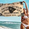 Halloween Ouija Board Room Microfiber Printed Beach Towel Mountain Climbing Yoga Beach Swimming Running Absorbent Soft Towel