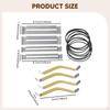 Fingerboard Guards Rubber Coated String Spreaders for Guitar Stringed Instruments Care Tool