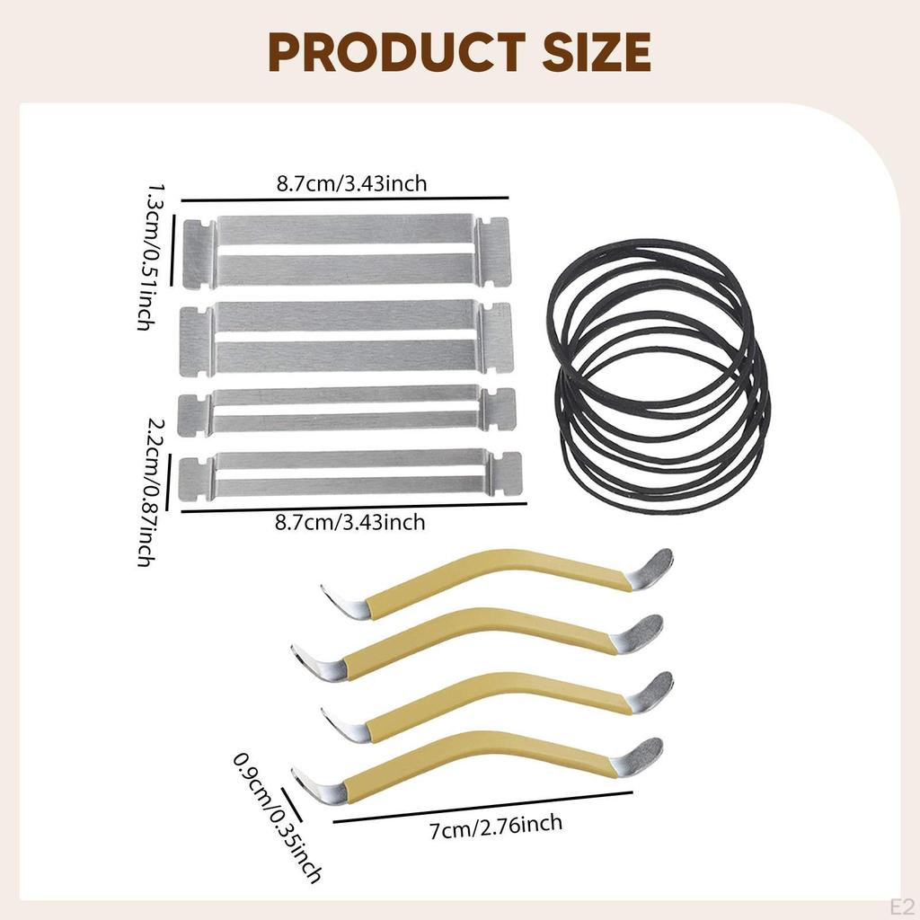 Fingerboard Guards Rubber Coated String Spreaders for Guitar Stringed Instruments Care Tool