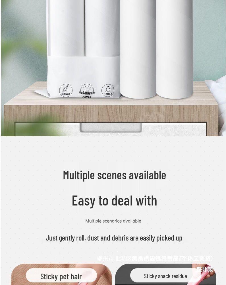 Lint Roller Replacement Felt: Tearable Sticky Paper for Household Cleaning