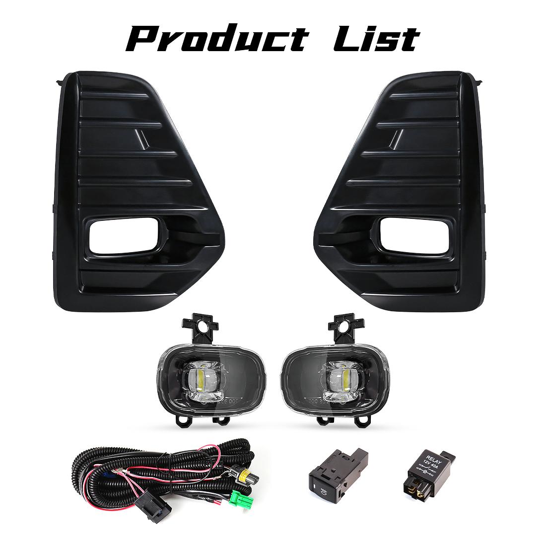 

Для Nissan Kicks 2025 2025 Противотуманные фары Светодиодный комплект Передний бампер Фары дневного света DRL Автомобильные дневные огни Автомобильные аксессуары