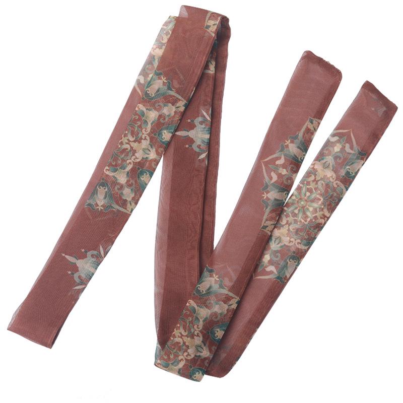 Restaurierte Farbe Traubenblütenvogel Schmetterling Hanfu Haarband